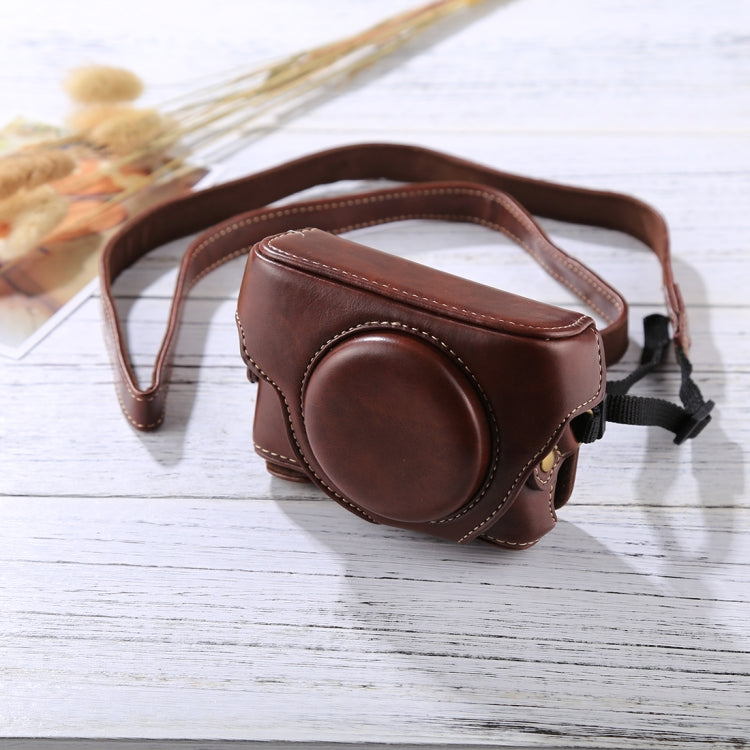 Kameratasche im Retro-Stil aus PU-Leder mit Tragegurt für Sony RX100 M3 / M4 / M5