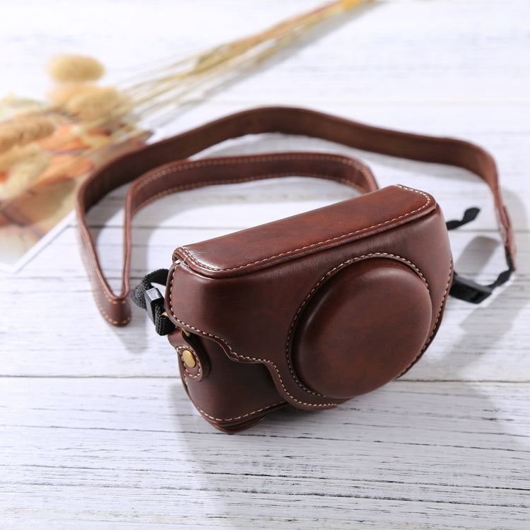 Kameratasche im Retro-Stil aus PU-Leder mit Tragegurt für Sony RX100 M3 / M4 / M5