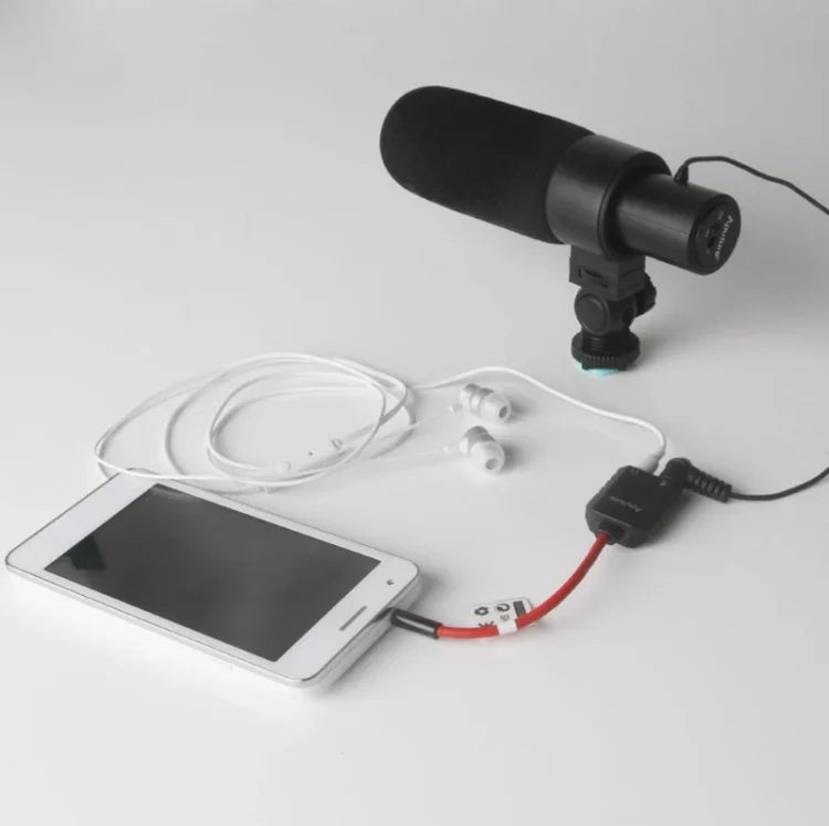 Aputure 3,5-mm-Audio-Y-Kabel (Stecker auf 2 Buchsen) für Headset und Mikrofon, 3,5-mm-Stecker auf 2 Buchsen
