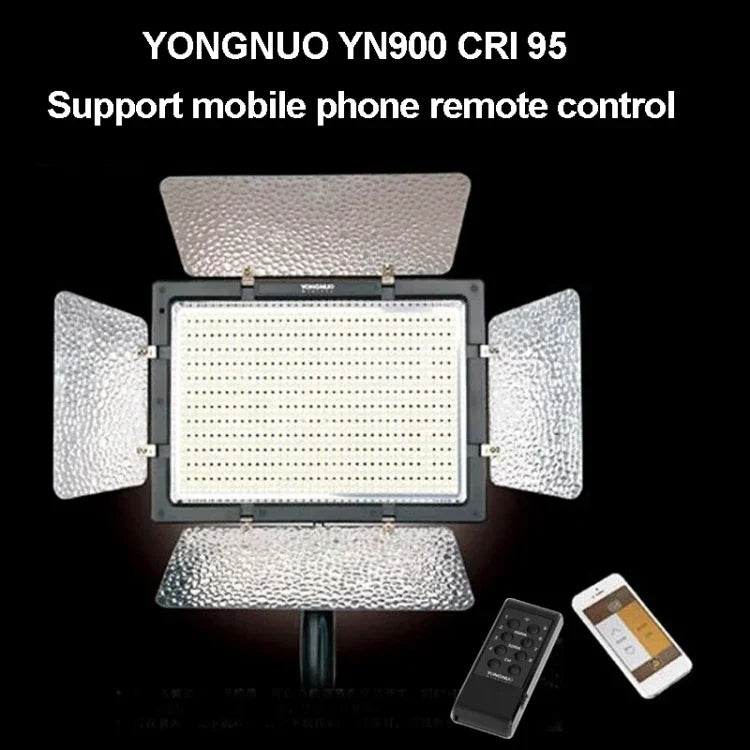 YONGNUO YN900 900-teiliges LED-Beleuchtungs-Dimm-Studio-Videolicht 3200K-5500K, YN900
