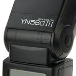 YN-560 III Kabelloser Blitz mit extrem großer Reichweite und Metall-Blitzschuh für Canon / Nikon / Pentax / Olympus DSLR-Kameras, YN-560 III