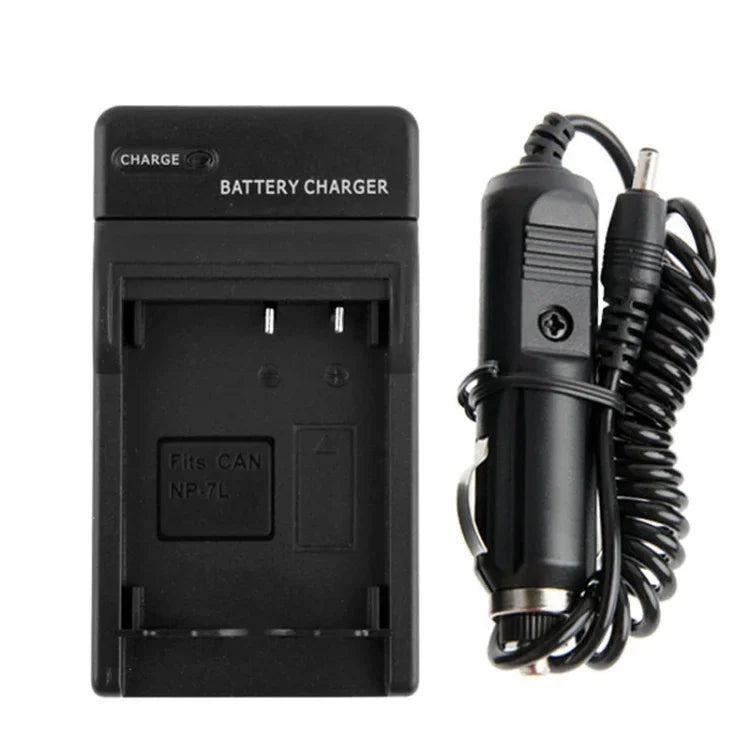 Autoladegerät für Digitalkamera-Akkus für Canon NP-7L, NP-7L