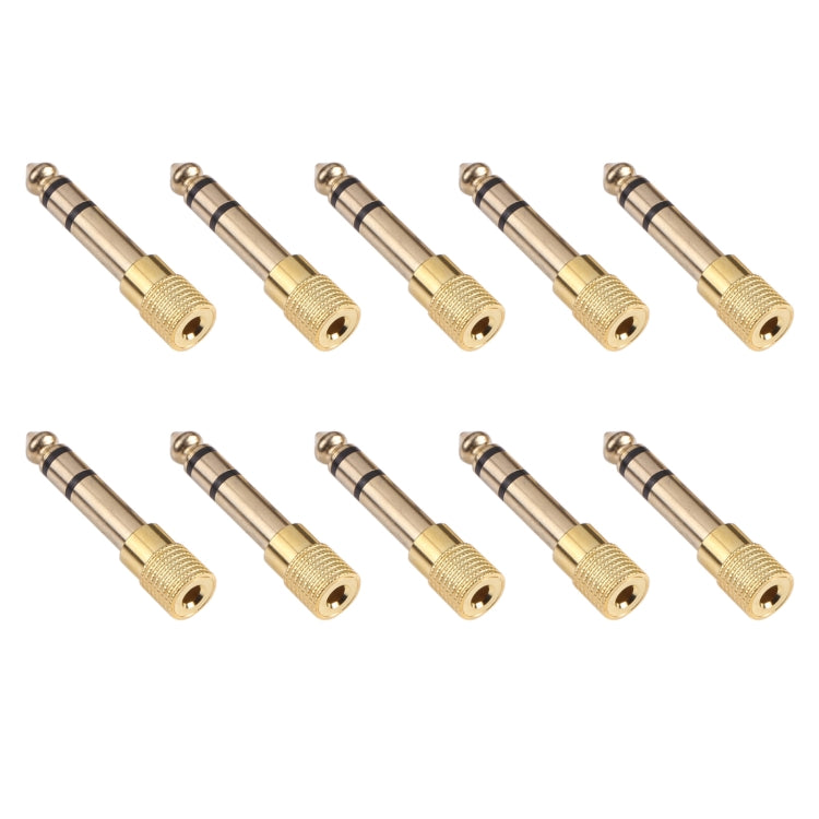 6,35mm Stecker zu 3,5mm Buchse Audioadapter (10 Stück pro Packung, Preis gilt für 10 Stück), 6,35mm Stecker zu 3,5mm Buchse