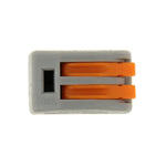 10 Stück Universeller kompakter 2-Pin Push-Klemme lötfreier Drahtverbinder, 2 Pin