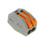 10 Stück Universeller kompakter 2-Pin Push-Klemme lötfreier Drahtverbinder, 2 Pin