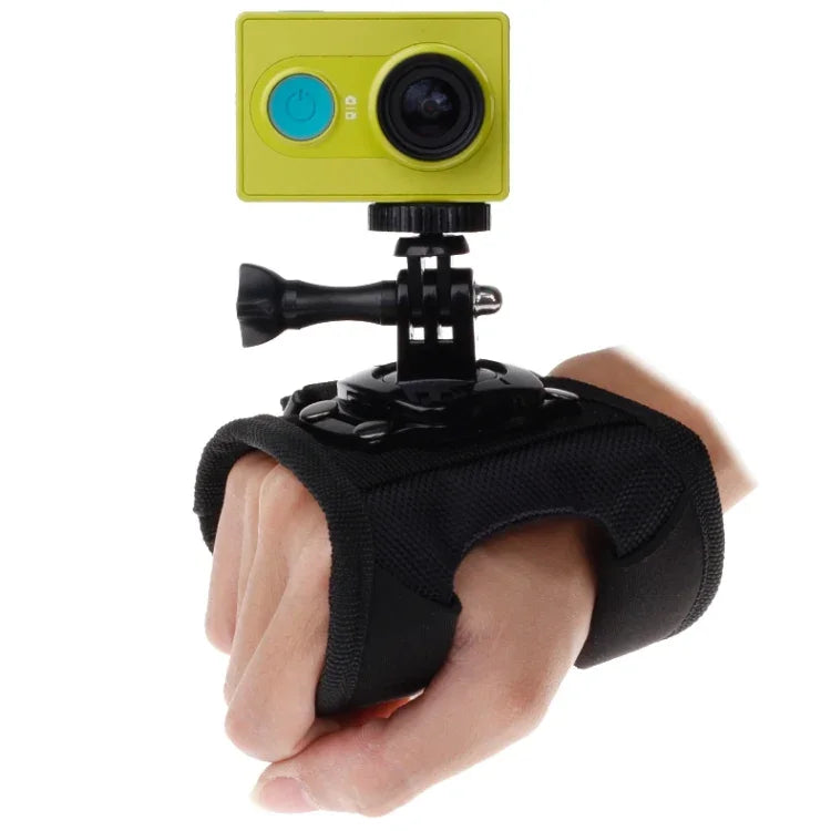360° drehbare Handschuhhalterung mit Schraube und Adapter für Xiaomi Yi Sportkamera / GoPro Hero4 / 3+ / 3 / 2 / 1, Größe: 45 cm x 11 cm, Handschuhhalterung