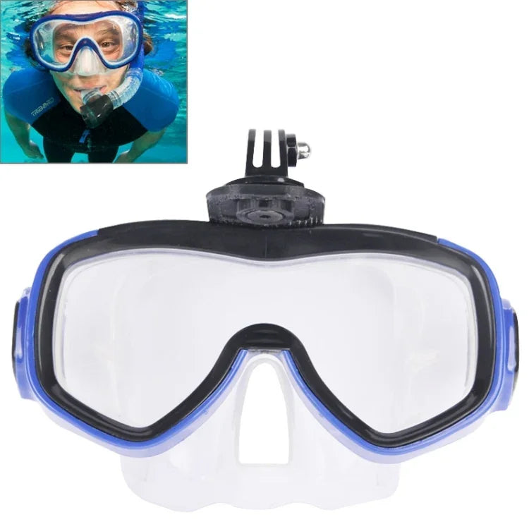 Wassersport-Tauchausrüstung, Tauchermaske, Schwimmbrille für GoPro, Insta360, DJI und andere Action-Kameras, Schwimmbrille