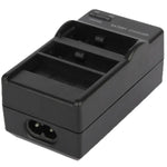 AHDBT-401 Doppel-Akkuladegerät für Digitalkameras + Kfz-Ladegerät + Adapter für GoPro HERO4, GP280-B