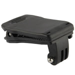 360-Grad-Dreh-Rucksackhalterung mit Rec-Mounts-Clip für GoPro, Insta360, DJI und andere Action-Kameras, Rec-Mounts-Clip (Schwarz)