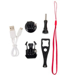 30 m wasserdichte Videoleuchte mit 3 Modi, Taschenlampe mit Basishalterung und Schraube für GoPro, Insta360, DJI und andere Action-Kameras, 30 m wasserdicht