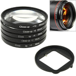 6-in-1 58-mm-Nahaufnahmefilter/Makrofilter + Filteradapterring für GoPro HERO3, 6 in 1 58 mm