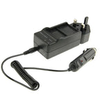 3-in-1-Autoladegerät mit zwei Akkus für Digitalkameras, kompatibel mit GoPro HERO3+ / 3 AHDBT-201 / AHDBT-301, US-Stecker, UK-Stecker, AU-Stecker