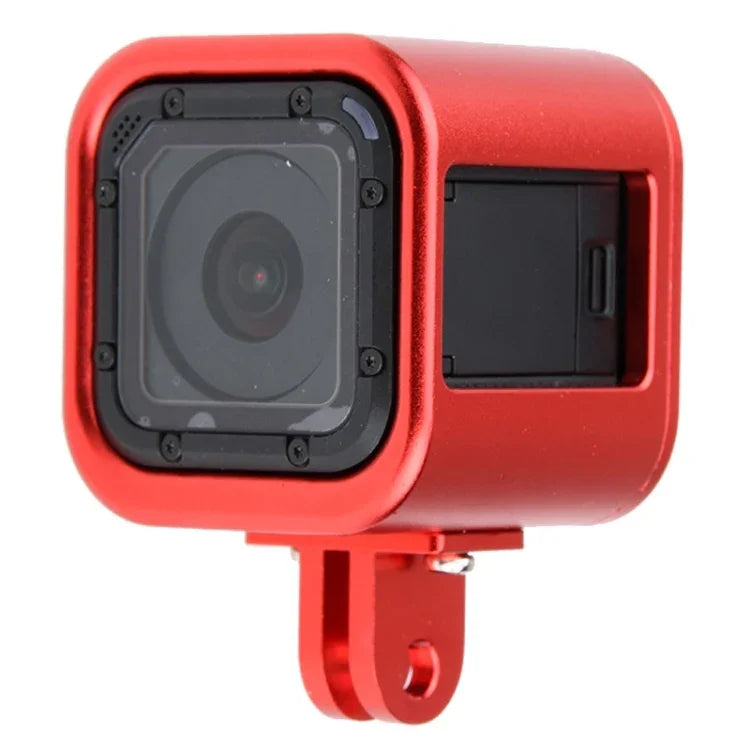 Gehäuse aus CNC-gefräster Aluminiumlegierung mit Schutzhülle und Versicherungsrückseite für GoPro HERO5 Session /HERO4 Session /HERO Session, HERO5 Session (Schwarz), HERO5 Session (Silber), HERO5 Session (Rot), HERO5 Session (Gold), HERO5 Session (Grün)