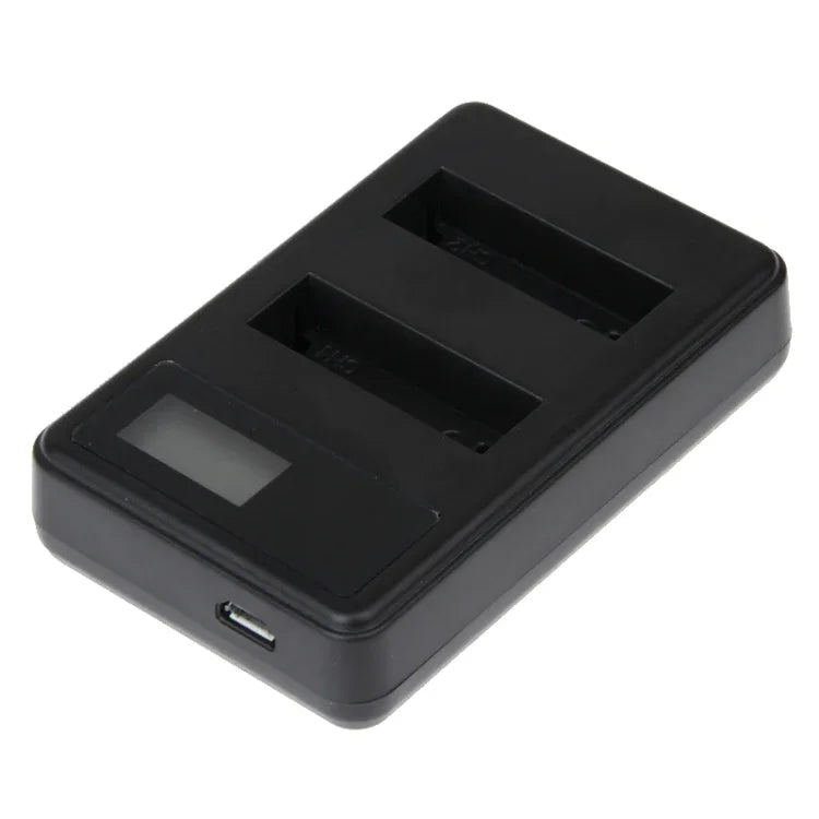 LCD-Bildschirm-Doppelakkuladegerät für GoPro HERO4 (AHDBT-401), zeigt Ladekapazität an (GP258-C), für GoPro HERO4