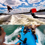 Hintertür-Schwimmschwamm mit Aufkleber für GoPro, Insta360, DJI und andere Action-Kameras