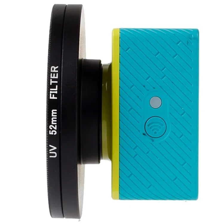 52-mm-UV-Filter mit Kappe für Xiaomi Xiaoyi 4K+ / 4K, Xiaoyi Lite, Xiaoyi Sport Kamera, 52-mm-UV-Filter