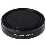 52-mm-UV-Filter mit Kappe für Xiaomi Xiaoyi 4K+ / 4K, Xiaoyi Lite, Xiaoyi Sport Kamera, 52-mm-UV-Filter