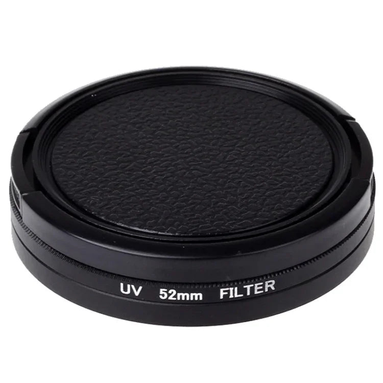 52-mm-UV-Filter mit Kappe für Xiaomi Xiaoyi 4K+ / 4K, Xiaoyi Lite, Xiaoyi Sport Kamera, 52-mm-UV-Filter