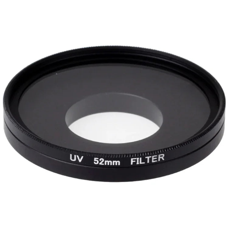 52-mm-UV-Filter mit Kappe für Xiaomi Xiaoyi 4K+ / 4K, Xiaoyi Lite, Xiaoyi Sport Kamera, 52-mm-UV-Filter