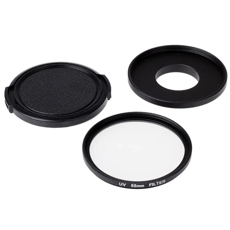 52-mm-UV-Filter mit Kappe für Xiaomi Xiaoyi 4K+ / 4K, Xiaoyi Lite, Xiaoyi Sport Kamera, 52-mm-UV-Filter
