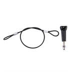 Edelstahl-Trageband mit Schraube für GoPro HERO11 Black/HERO10 Black/HERO9 Black/HERO8 Black/7/6/5/5 Session/4/3+/3/2/1, Länge: 31,5 cm