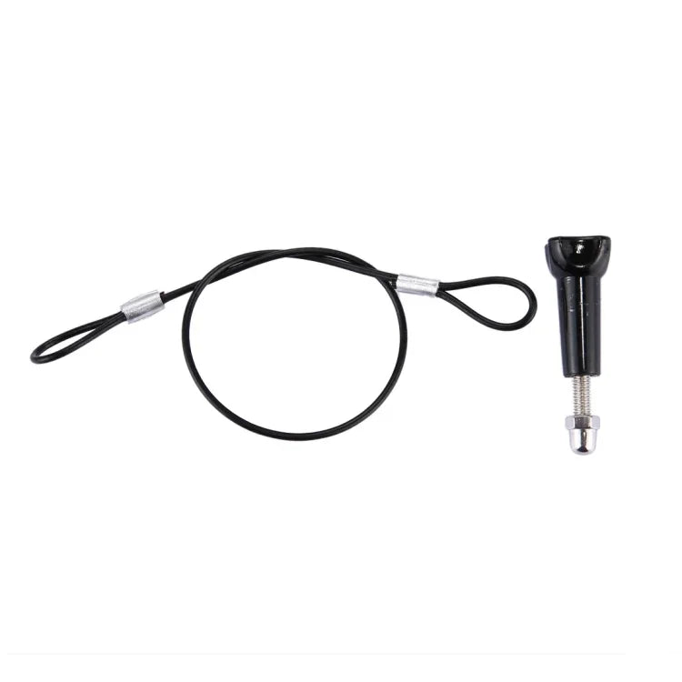Edelstahl-Trageband mit Schraube für GoPro HERO11 Black/HERO10 Black/HERO9 Black/HERO8 Black/7/6/5/5 Session/4/3+/3/2/1, Länge: 31,5 cm