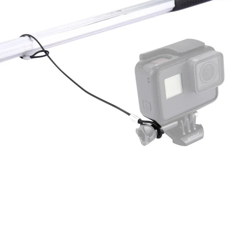 Edelstahl-Trageband mit Schraube für GoPro HERO11 Black/HERO10 Black/HERO9 Black/HERO8 Black/7/6/5/5 Session/4/3+/3/2/1, Länge: 31,5 cm