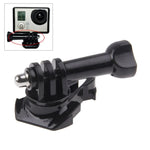 360° drehbare, verstellbare Schnallenhalterung mit Schraubbolzen für GoPro HERO11 Black/HERO10 Black/HERO9 Black/HERO8 Black/7/6/5/5 Session/4/3+/3/2/1, Schraubbolzen
