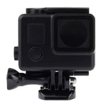 Schwarze Edition Wasserdichtes Gehäuse mit Schnallenhalterung für GoPro HERO4/3+, wasserdicht bis 10 m