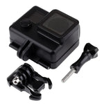 Schwarze Edition Wasserdichtes Gehäuse mit Schnallenhalterung für GoPro HERO4/3+, wasserdicht bis 10 m