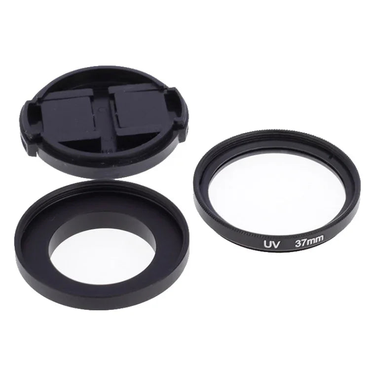 37-mm-UV-Filter mit Kappe für Xiaomi Xiaoyi 4K+ / 4K, Xiaoyi Lite, Xiaoyi Sport Kamera, 37-mm-UV-Filter