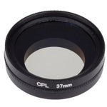 37-mm-CPL-Filter, zirkularer Polarisationsfilter mit Kappe für Xiaomi Xiaoyi 4K+ / 4K, Xiaoyi Lite, Xiaoyi Sport Kamera, 37-mm-CPL-Filter