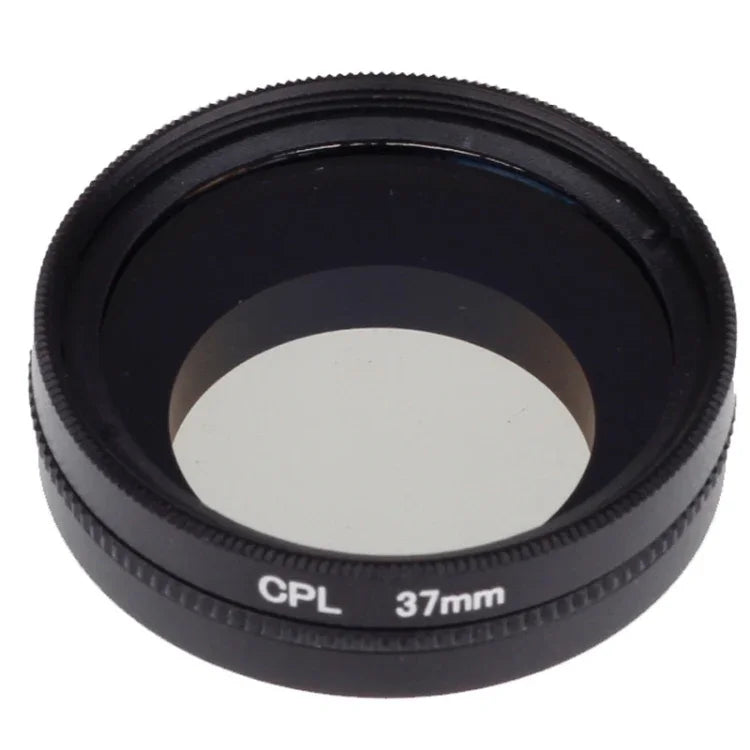 37-mm-CPL-Filter, zirkularer Polarisationsfilter mit Kappe für Xiaomi Xiaoyi 4K+ / 4K, Xiaoyi Lite, Xiaoyi Sport Kamera, 37-mm-CPL-Filter