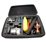 Stoßfeste, wasserdichte und tragbare Reisetasche für GoPro, Insta360, DJI und anderes Action-Kamera-Zubehör, Größe: 32 cm x 22 cm x 7 cm