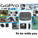 Stoßfeste, wasserdichte und tragbare Reisetasche für GoPro, Insta360, DJI und anderes Action-Kamera-Zubehör, Größe: 32 cm x 22 cm x 7 cm