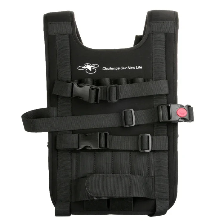 Mehrzweck-Rucksack-Tragetasche mit Schultergurt für DJI Phantom 3 / 2 / 1 / Vision+, inklusive Transportmöglichkeit für Quadcopter, Fernsteuerung, Akku und Propeller.