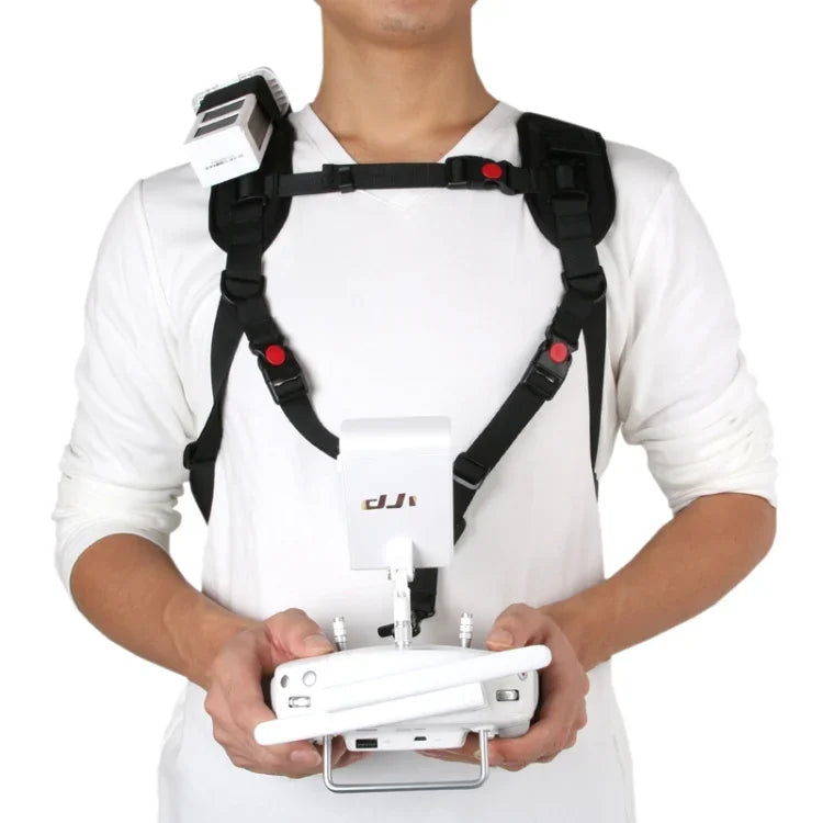 Mehrzweck-Rucksack-Tragetasche mit Schultergurt für DJI Phantom 3 / 2 / 1 / Vision+, inklusive Transportmöglichkeit für Quadcopter, Fernsteuerung, Akku und Propeller.