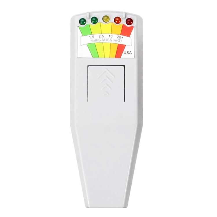 5-LED Elektromagnetischer Strahlungsdetektor EMF-Messgerät Tester, Stil 2 Weiß, Stil 2 Schwarz