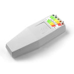 5-LED Elektromagnetischer Strahlungsdetektor EMF-Messgerät Tester, Stil 2 Weiß, Stil 2 Schwarz