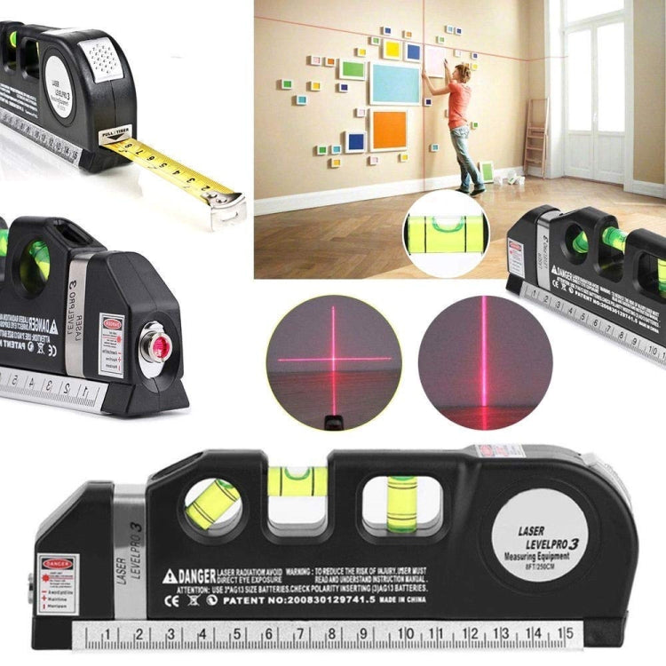 Laser-Wasserwaage Horizontale Vertikale Messband