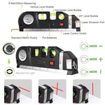 Laser-Wasserwaage Horizontale Vertikale Messband