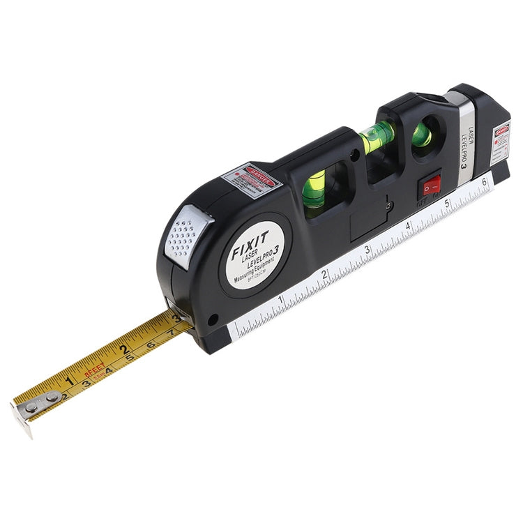 Laser-Wasserwaage mit Maßband Pro 3 (250cm), LV-03