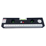 Laser-Wasserwaage mit Maßband Pro 4 (100cm) / Wasserwaage mit LED-Licht, LV-04
