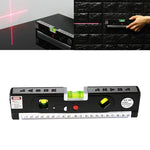 Laser-Wasserwaage mit Maßband Pro 4 (100cm) / Wasserwaage mit LED-Licht, LV-04