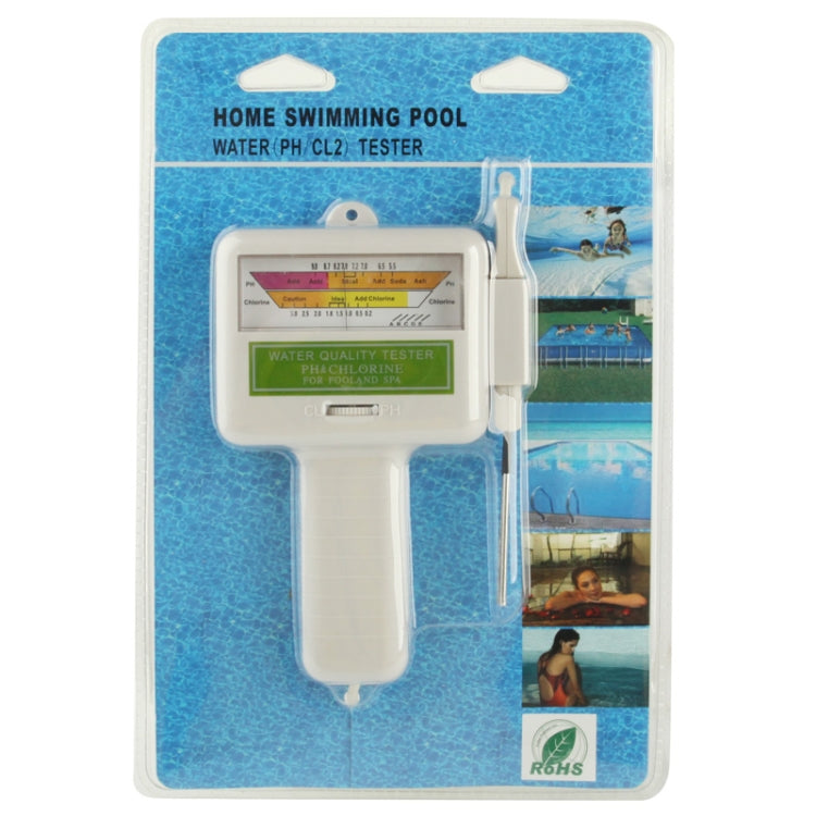 Heim-Schwimmbad Wasser PH / CL2 Tester, Kabellänge: 1,2m