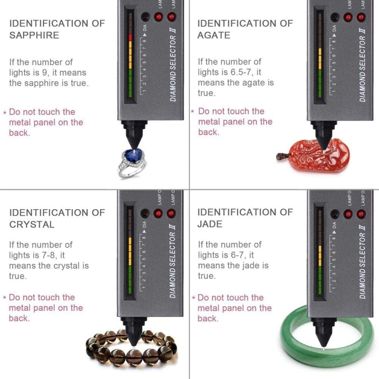 Diamond Selector II mit LED-Anzeige, DC 9V Batterie, II Tester