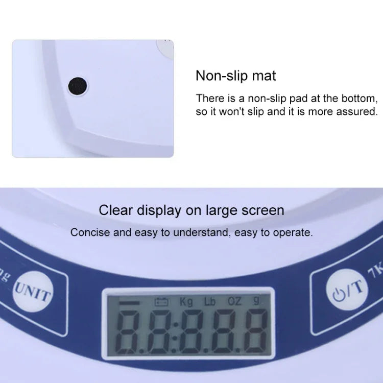 Digitale Küchenwaage (1g~7kg), 7kg x 1g