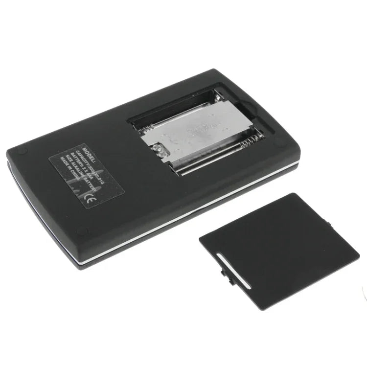 Digitale Waage mit aufklappbarem Display und LCD-Hintergrundbeleuchtung, 100 g / 0,01 g