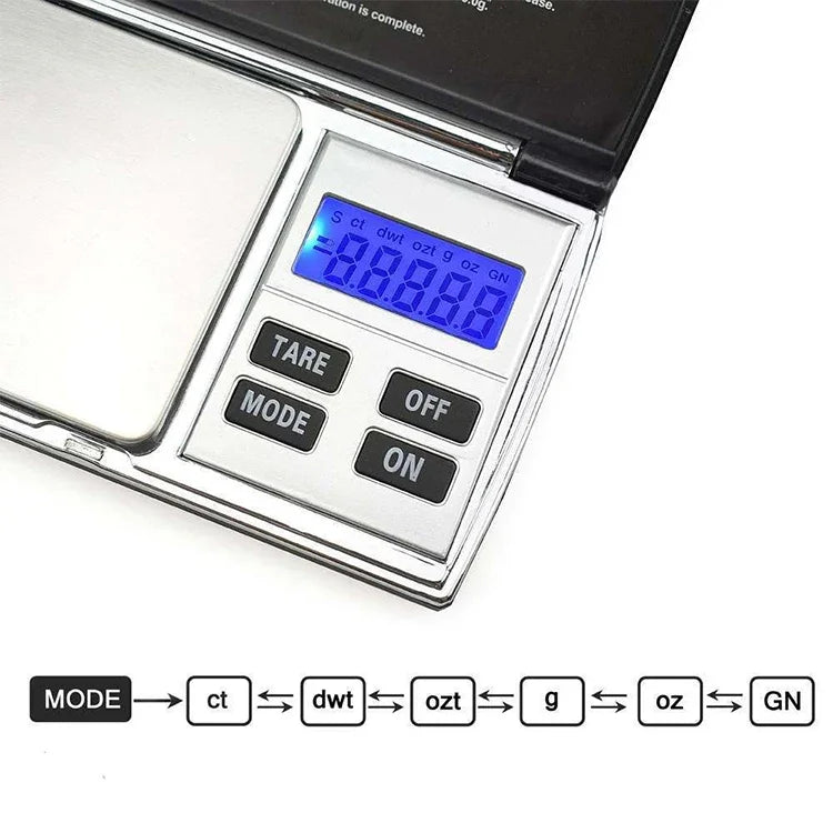 1000g / 0,1g Digitale Feinwaage, 1000g / 0,1g