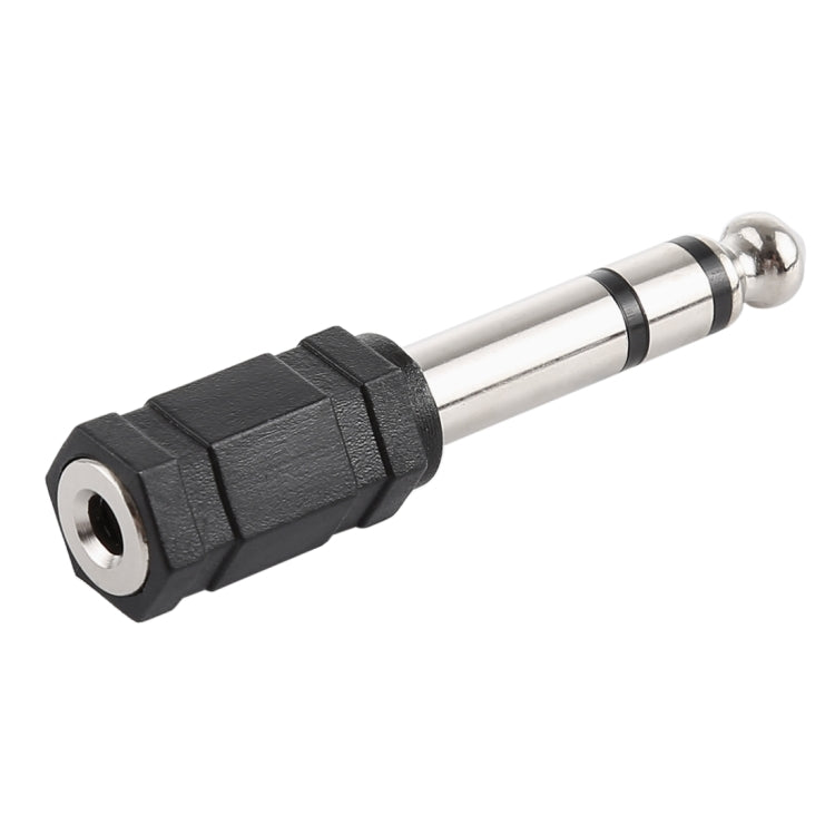 6,35 mm Stecker auf 3,5 mm Stereo-Klinkenadapter Buchse, 6,35 mm Stecker auf 3,5 mm Buchse